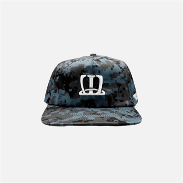 White Coffee W Logo Cap Black Digital Camo